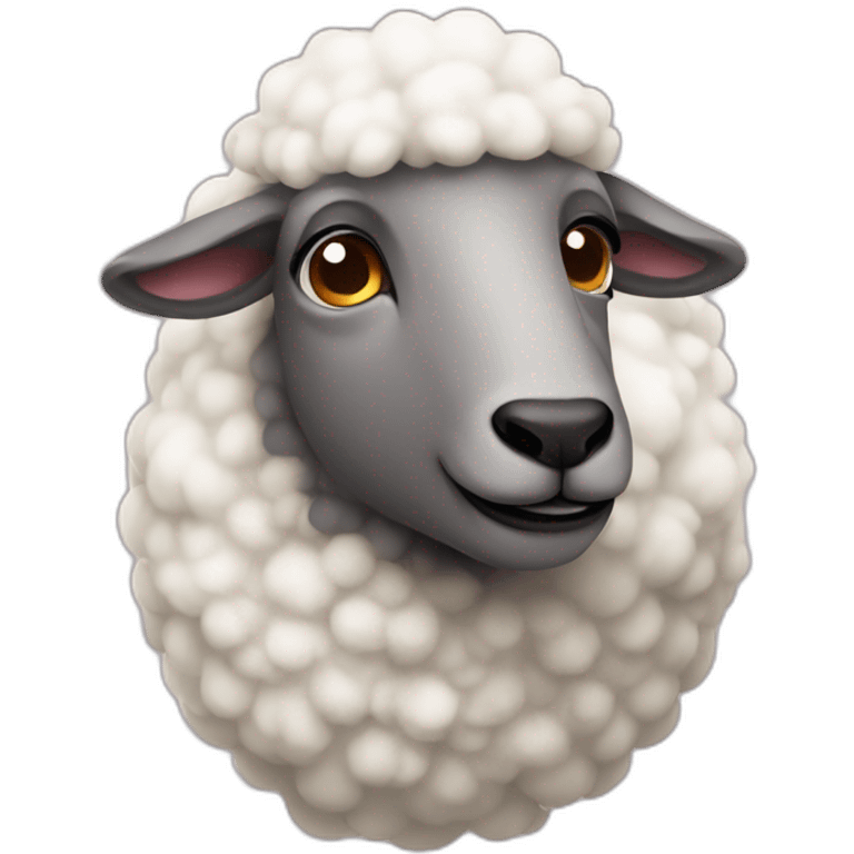 sheep santa emoji