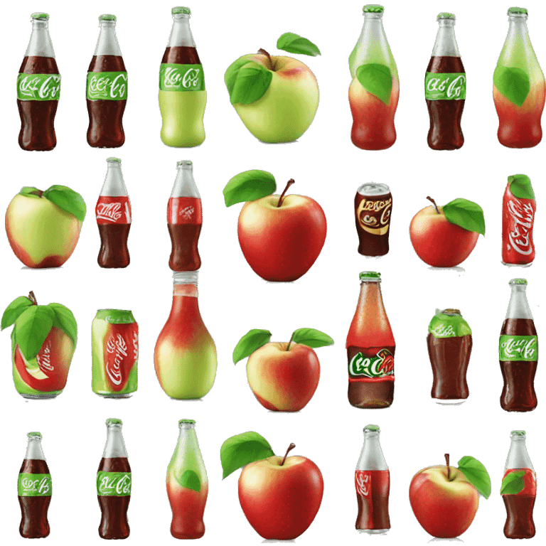 apple flavoured coca cola emoji