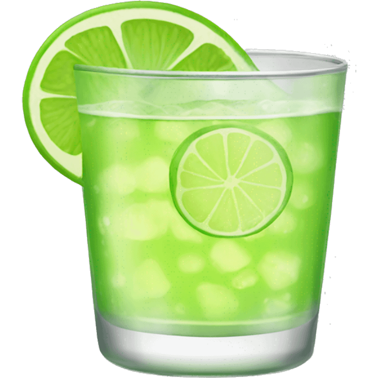 Drink with lime emoji