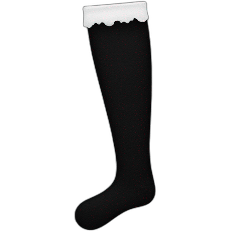 black stockings emoji