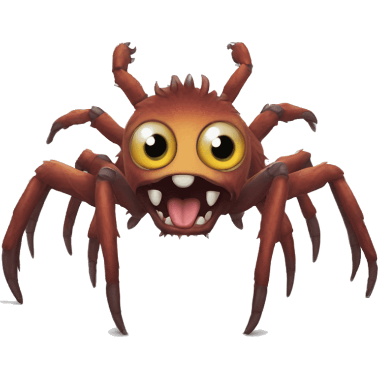 half dog half spider creature monster emoji