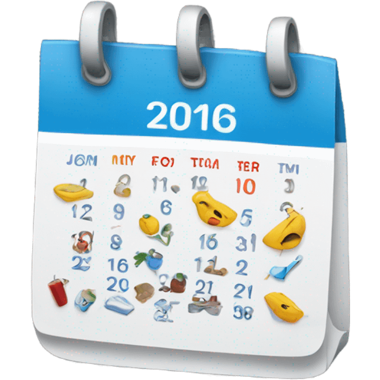 Calendar  emoji