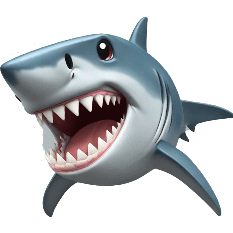 Shark eat city emoji