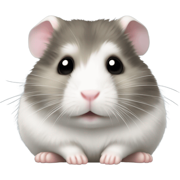 dwarf hamster grey emoji