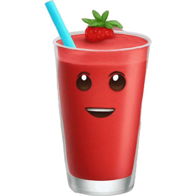 red smoothie emoji