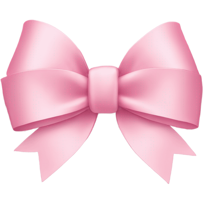 light pink bow on light pink bow emoji