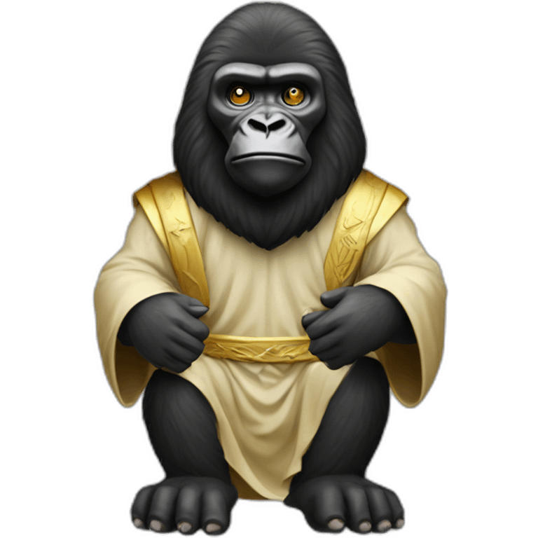 Gorilla Jesus Christ emoji