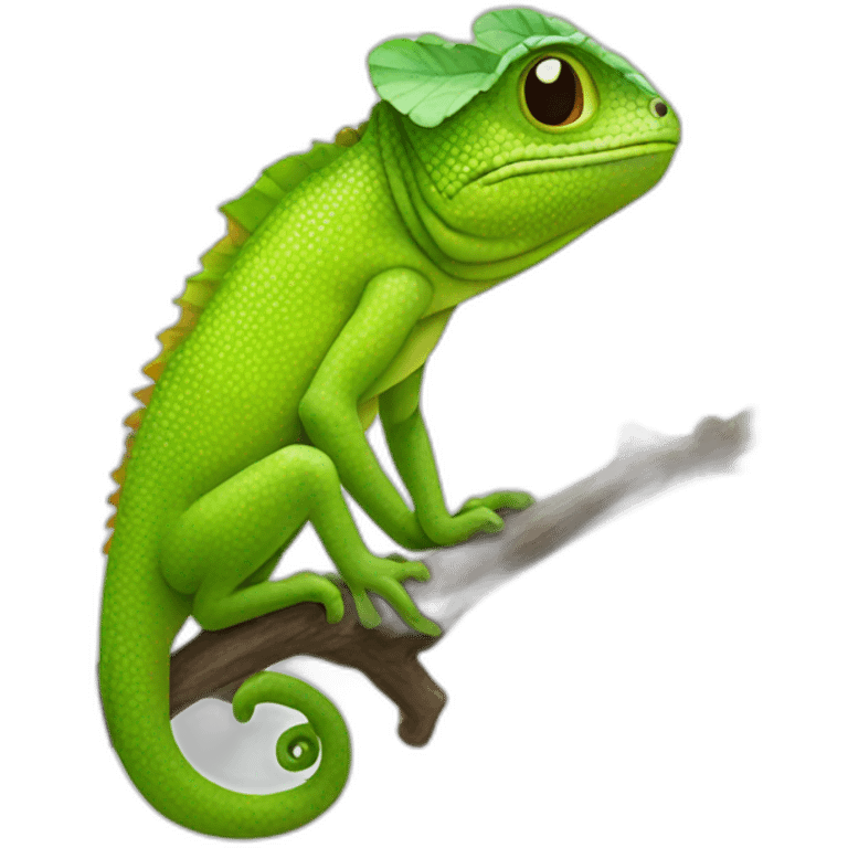 Caméléon emoji