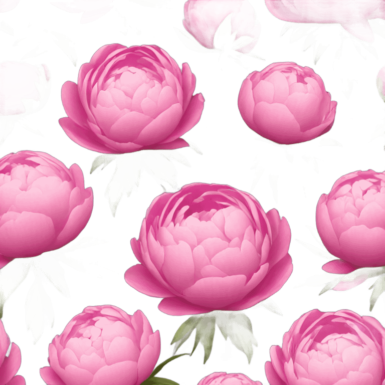 peonies bouquet  emoji