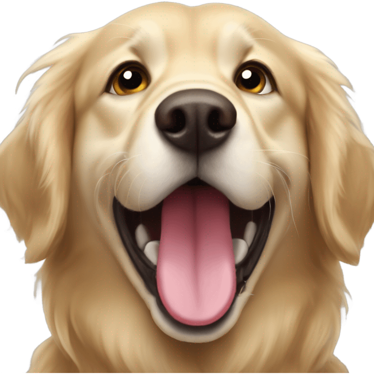 Elpheba from wicked golden retriever emoji