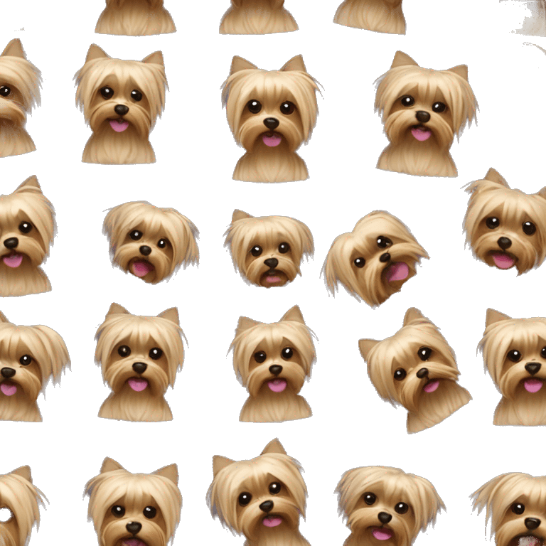 dog girl Yorkshire terrier emoji