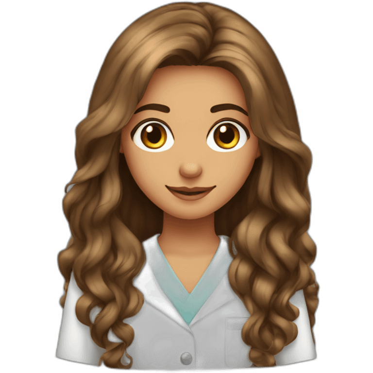 Long hair Jewish girl friendship with ophthalmologist tanned skin Arabic boy emoji