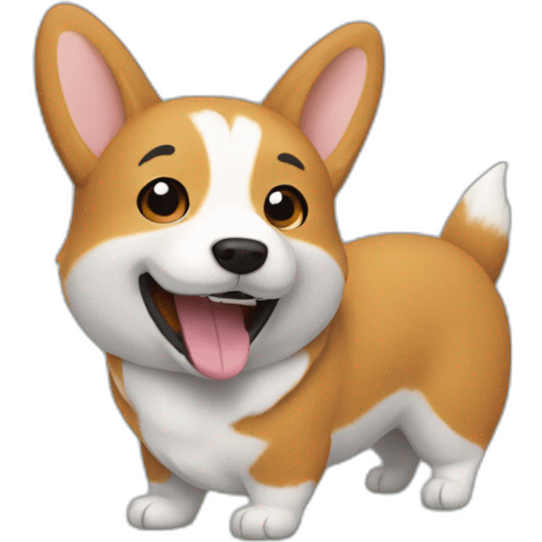 karaoke-corgi emoji