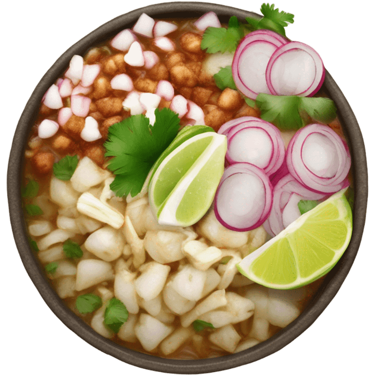 Pozole bowl emoji