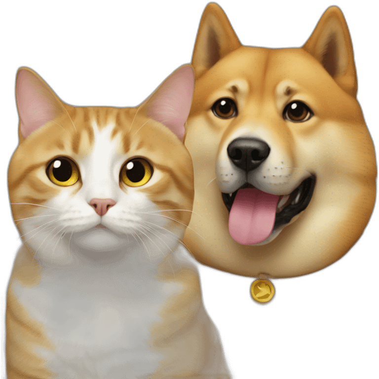 Cat and doge emoji