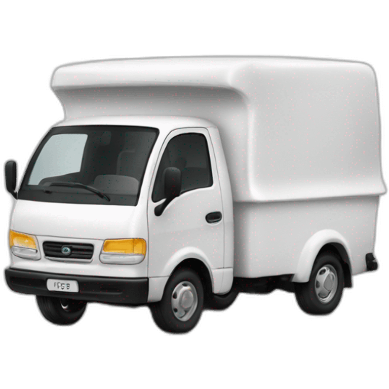 une camionette blanche emoji