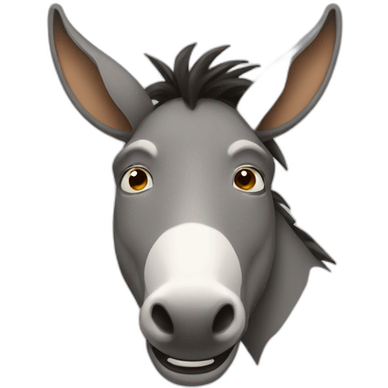 Drunk donkey emoji