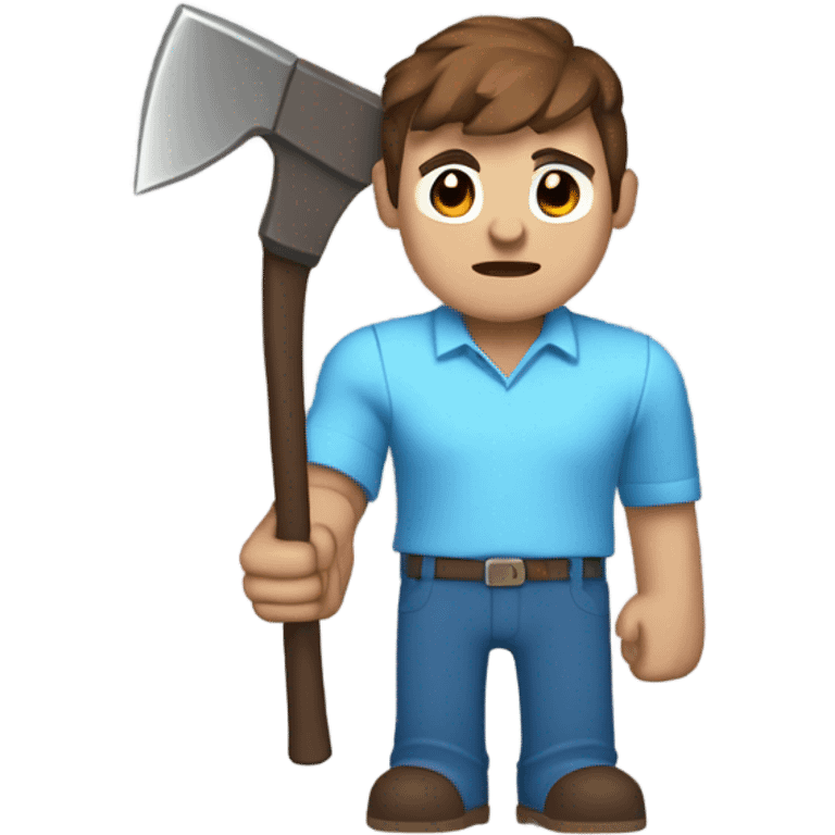 Minecraft Steve emoji