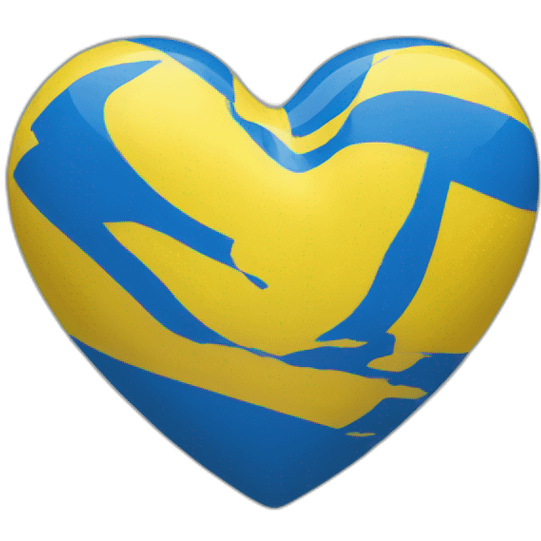 ukraine-flag-colored-heart emoji