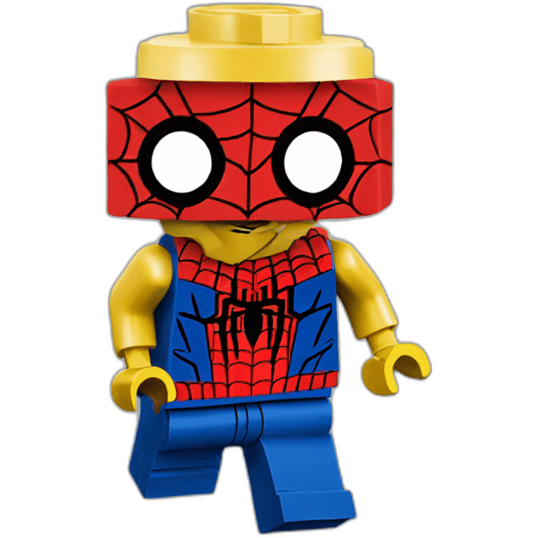 LEGO spiderman emoji