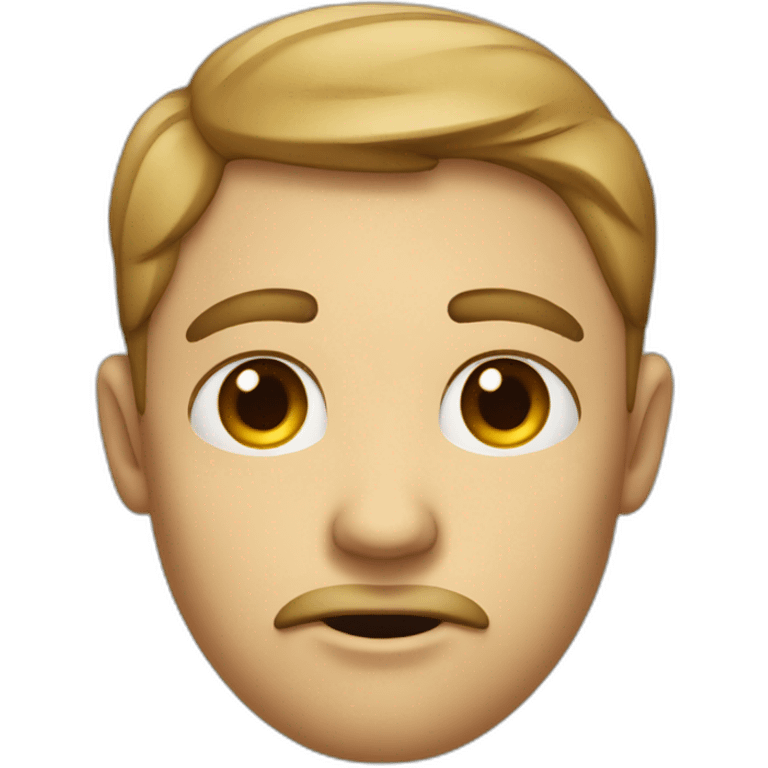 an emoji who bite his under lip with narrowed eyes emoji