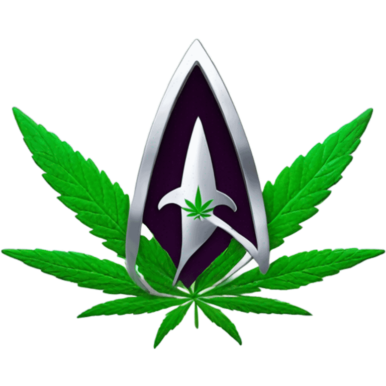 Star Trek weed emblem emoji