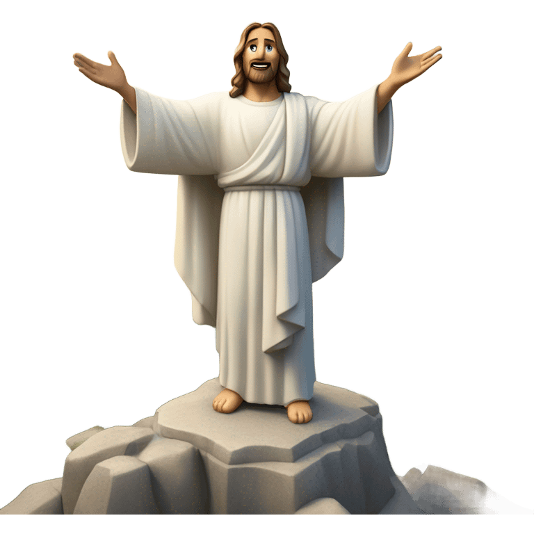 Christ the redeemer Brazil emoji