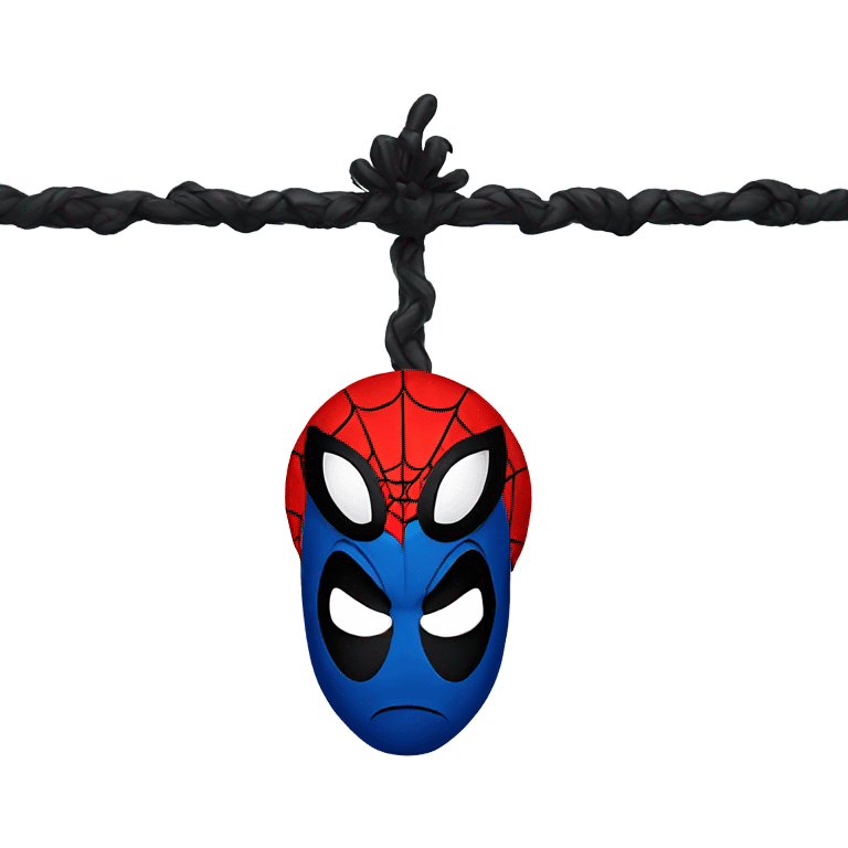 venom with spiderman hanging out emoji