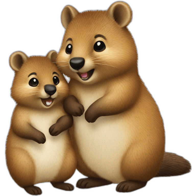 Happy-couple-quokka emoji