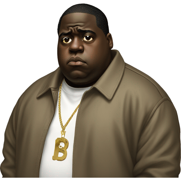 Notorious BIG sad emoji