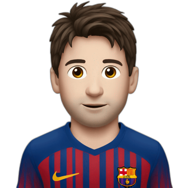 young messi emoji