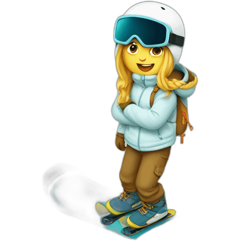 snowboarding emoji