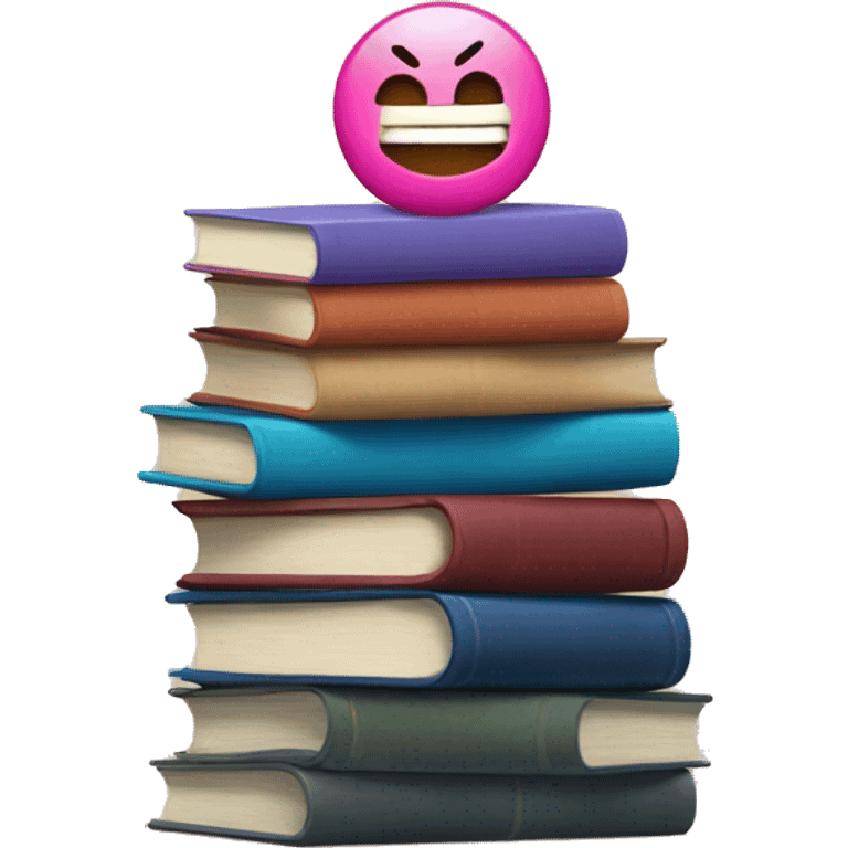 Paragraph Symbol on a Stack of Books  emoji