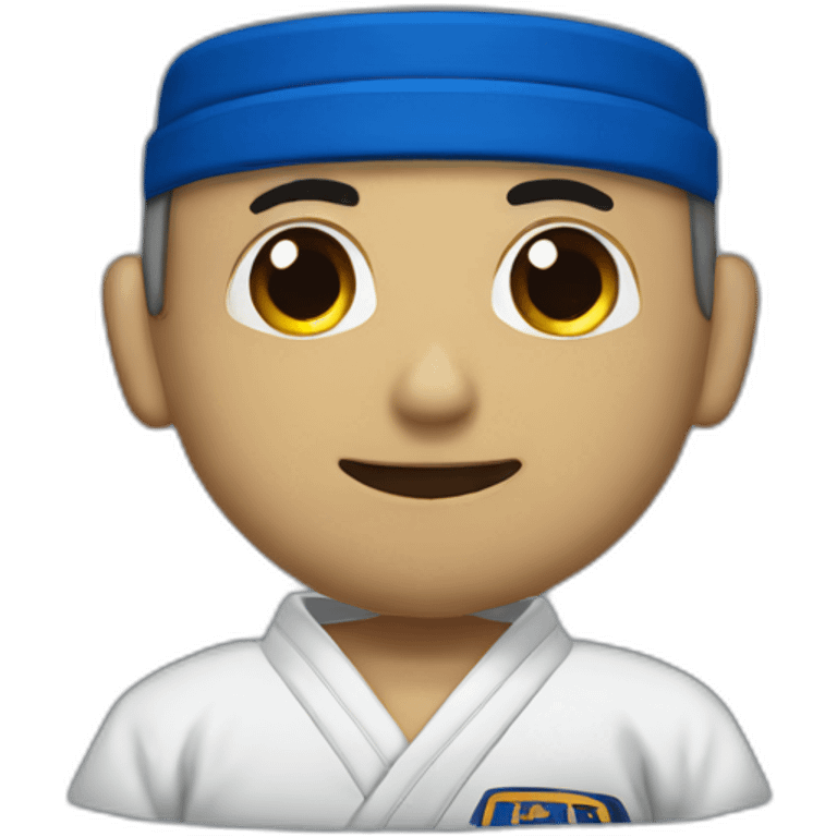 Blue belt jiu jitsu emoji