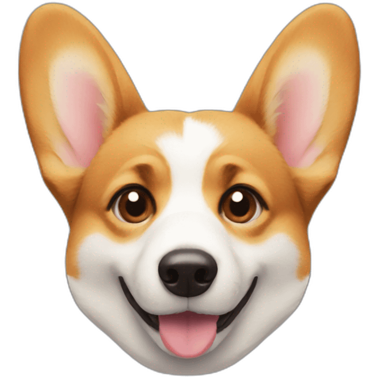 corgi face emoji