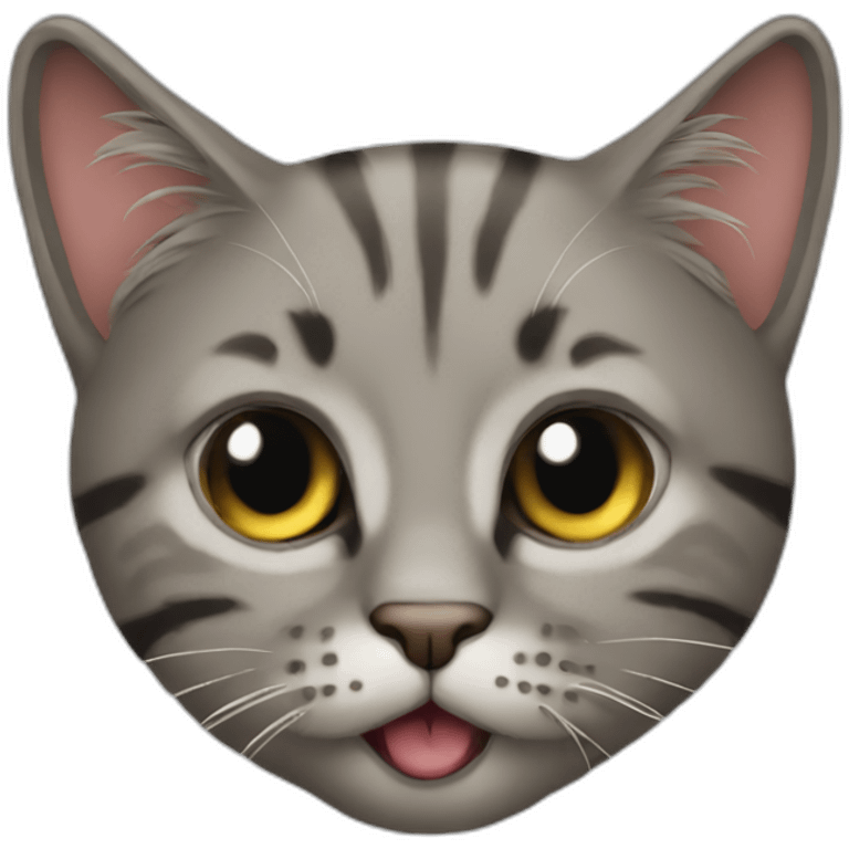 Dirty cat emoji