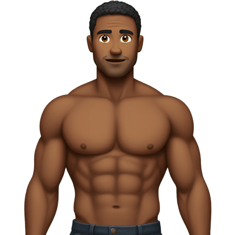 man with abs  emoji