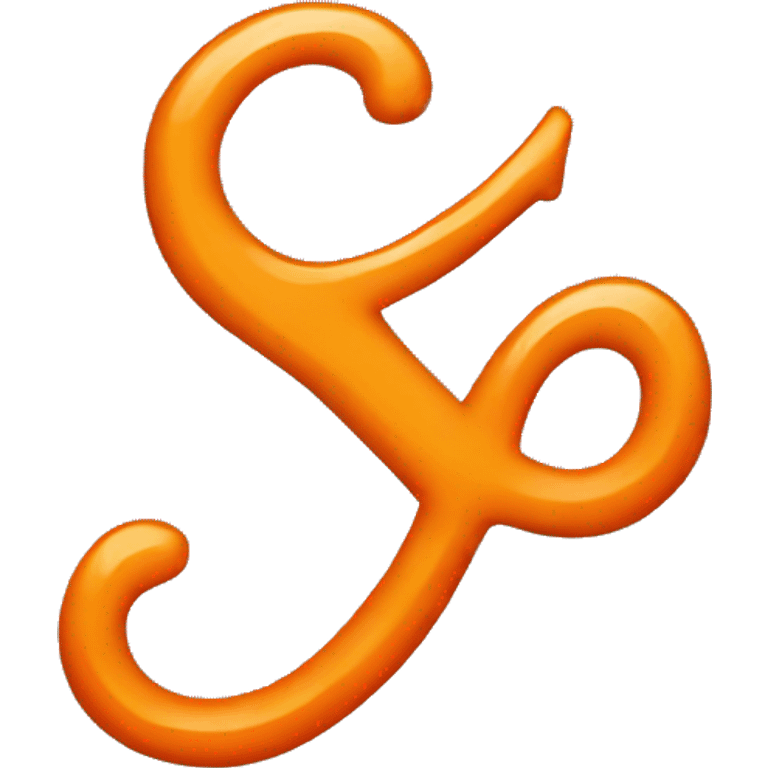 orange ampersand emoji