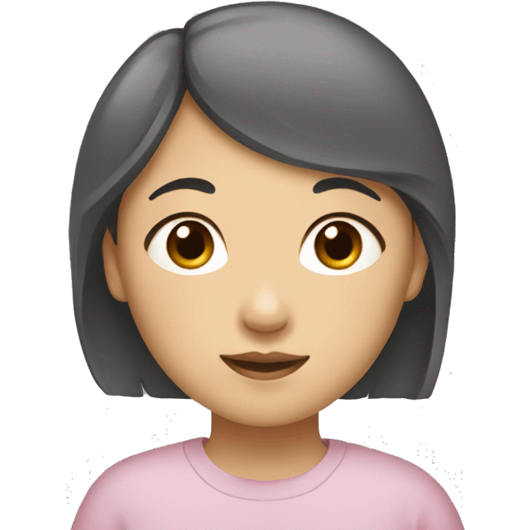 Korean mother and mixed daughter  emoji