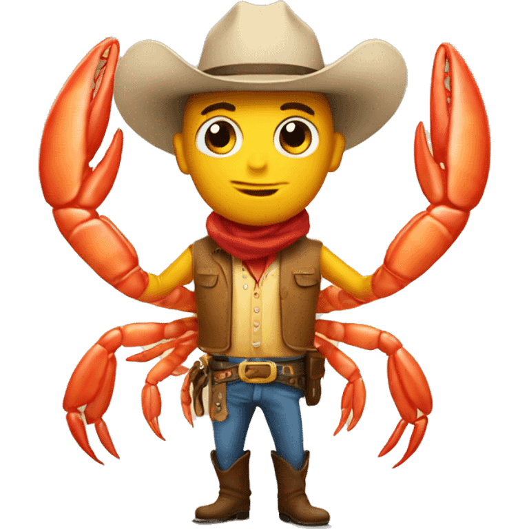 shrimp cowboy emoji