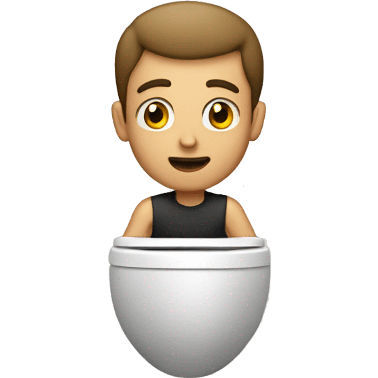  guy on toilet  emoji