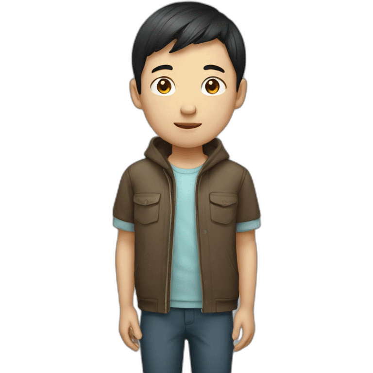 Canadian Chinese boy emoji