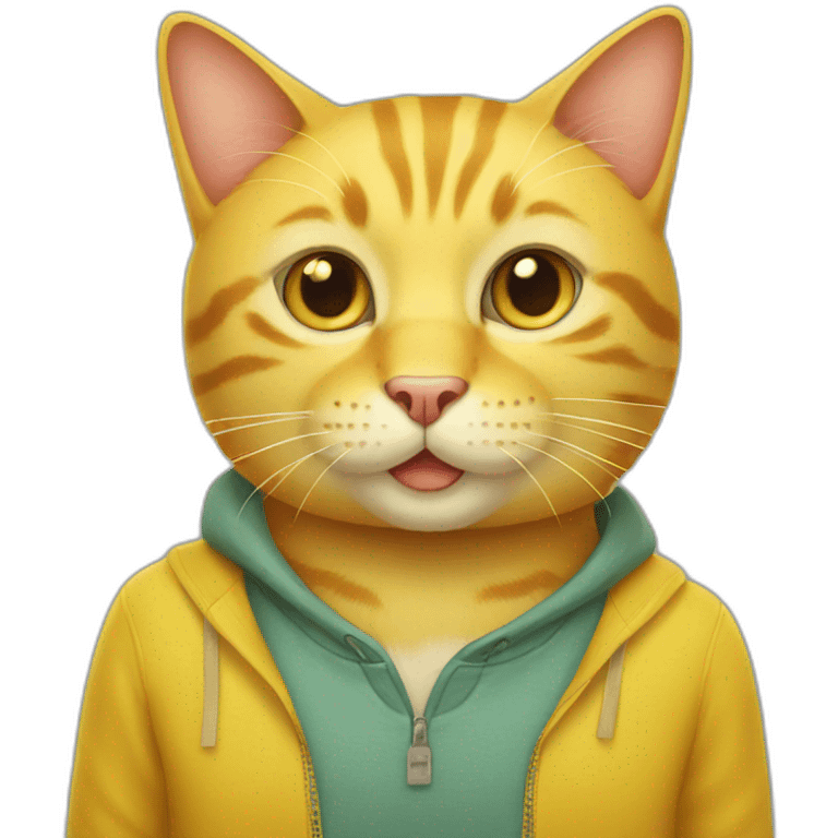 yellow cat emoji