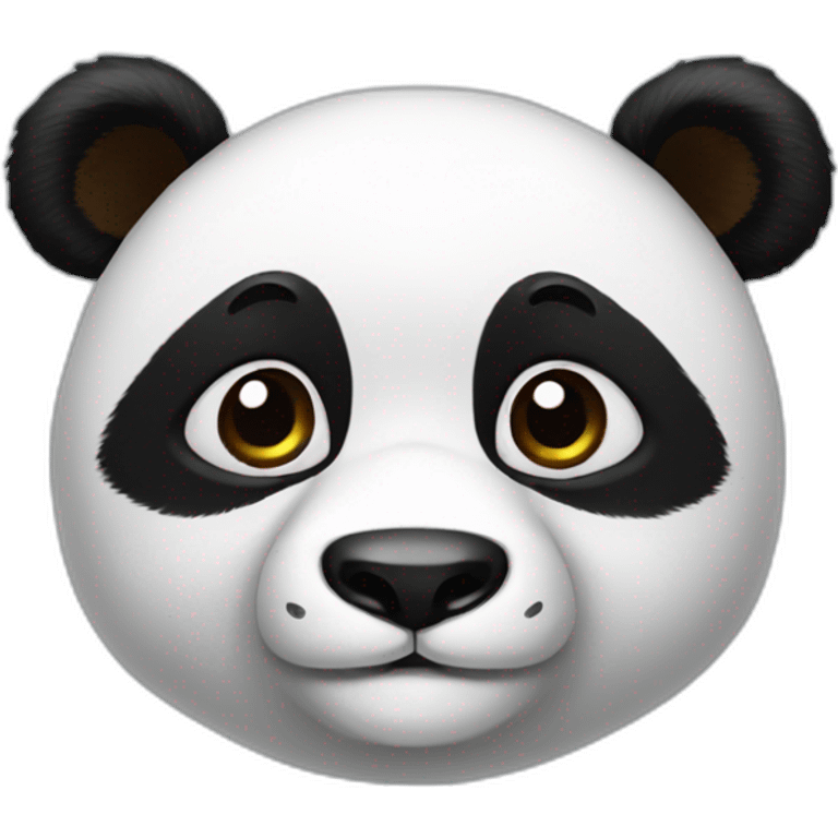 panda réaliste emoji