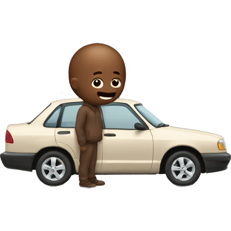 Poop has son with car emoji