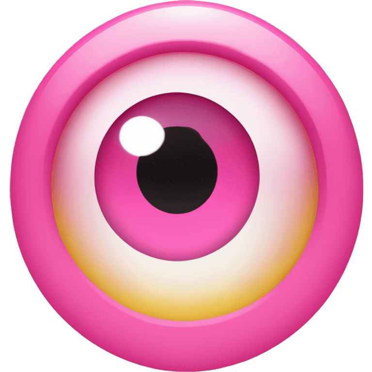 um emoji com corações rosa nos olhos e brilho nos olhos emoji