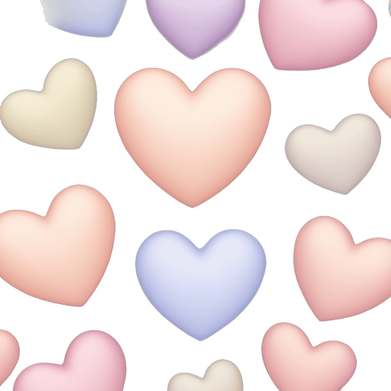 Heart-coloured-light-pastel-shade emoji