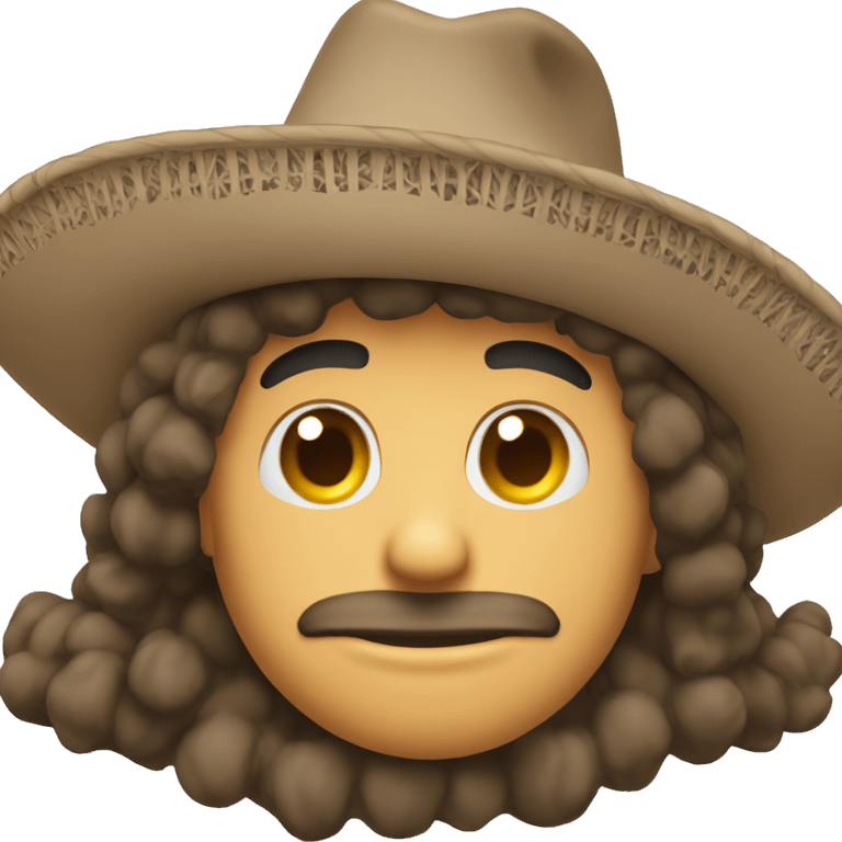 Hombre com sombrero emoji