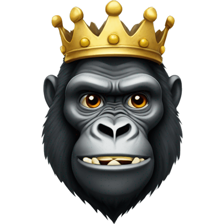 Gorilla king emoji