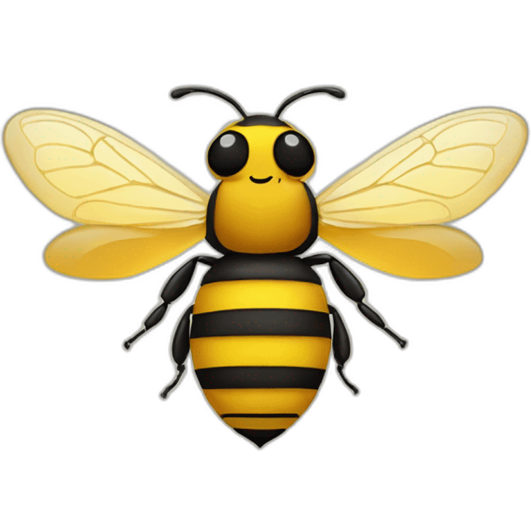 bee with honey emoji